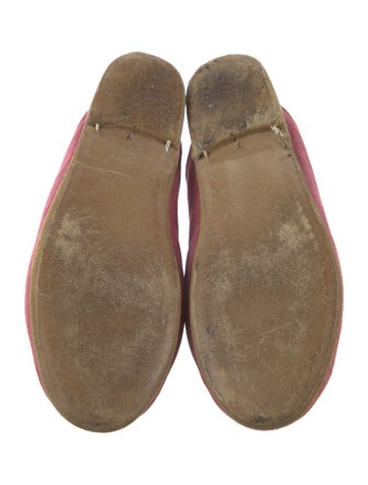 Sabah Suede Fur Trim Mules