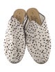 Sabah Ponyhair Printed Mules