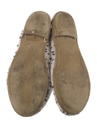 Sabah Ponyhair Printed Mules