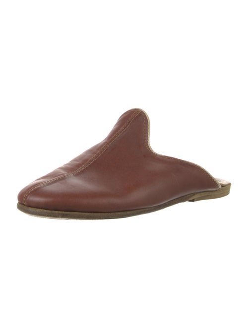 Sabah Leather Slides