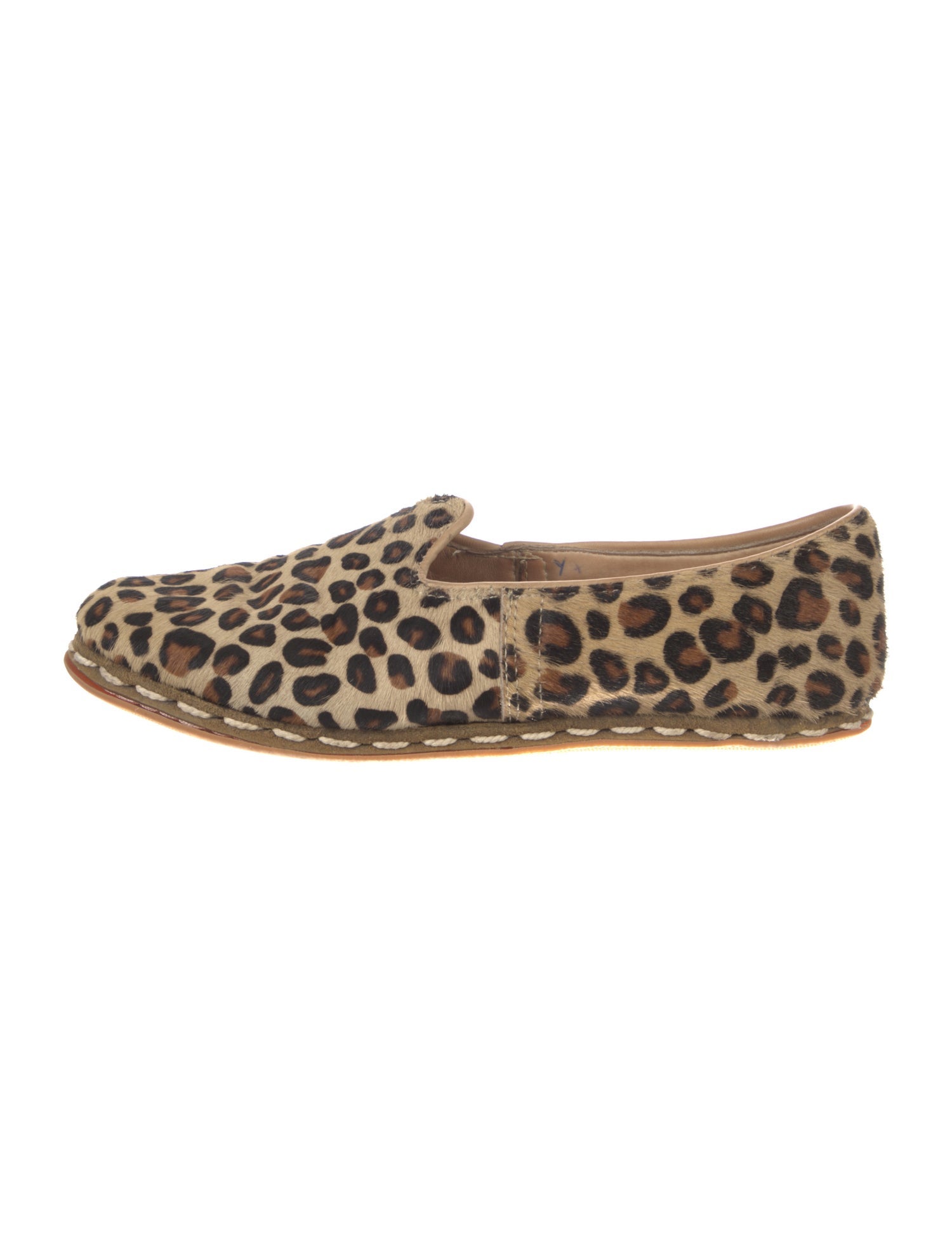 Sabah Ponyhair Animal Print Espadrilles