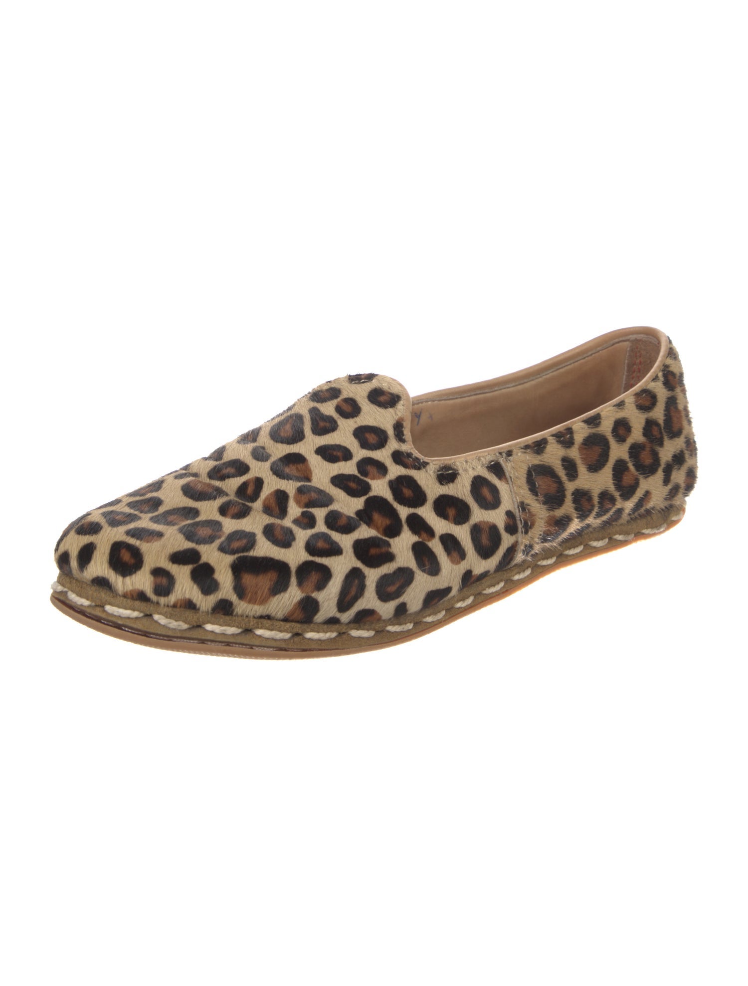 Sabah Ponyhair Animal Print Espadrilles
