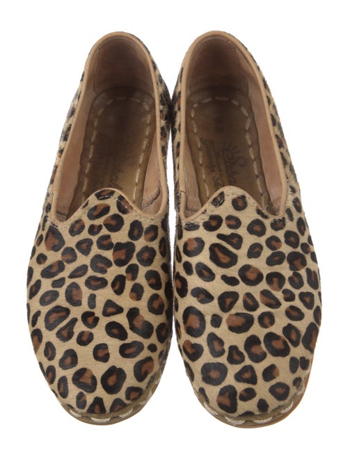 Sabah Ponyhair Animal Print Espadrilles