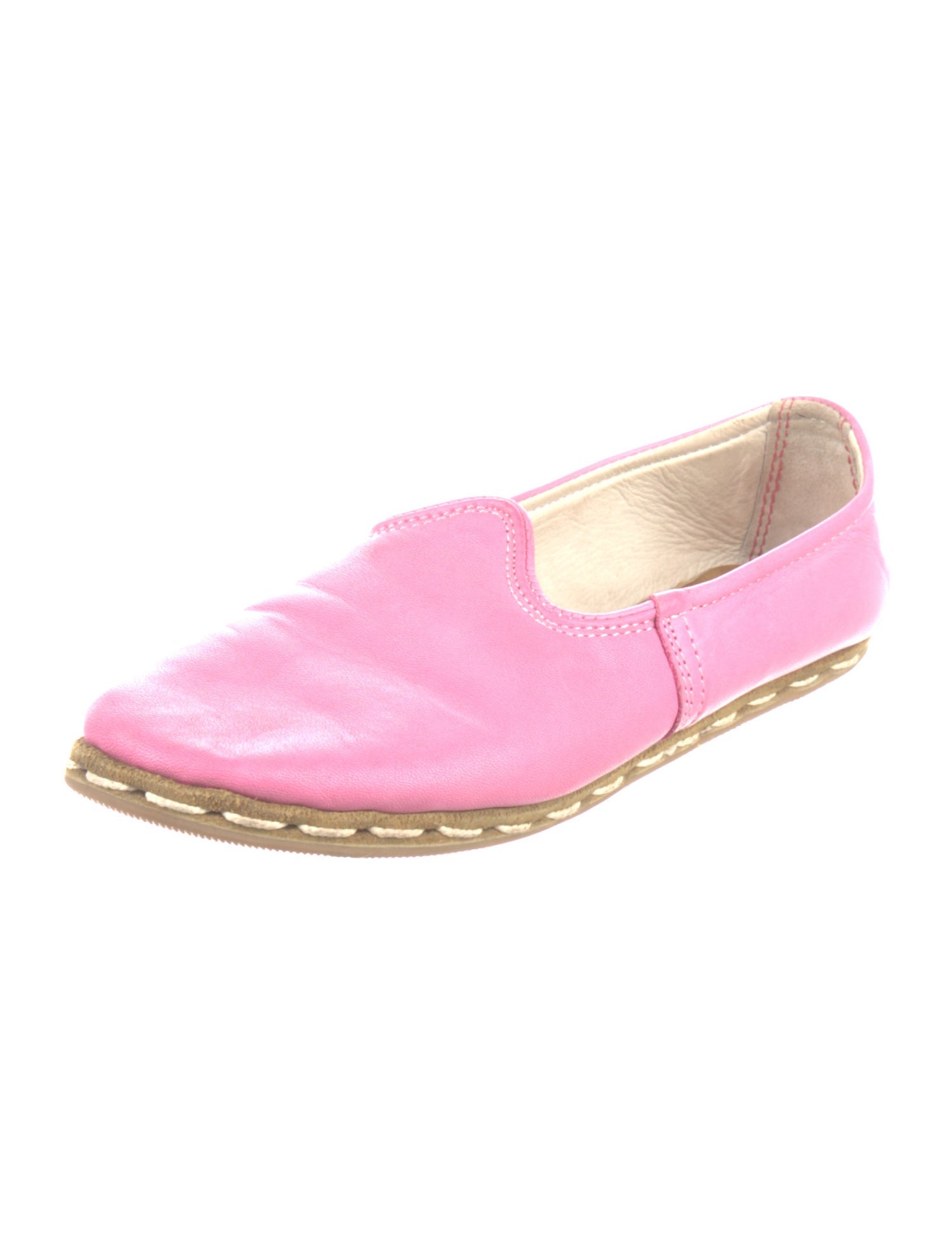 Sabah Leather Ballet Flats