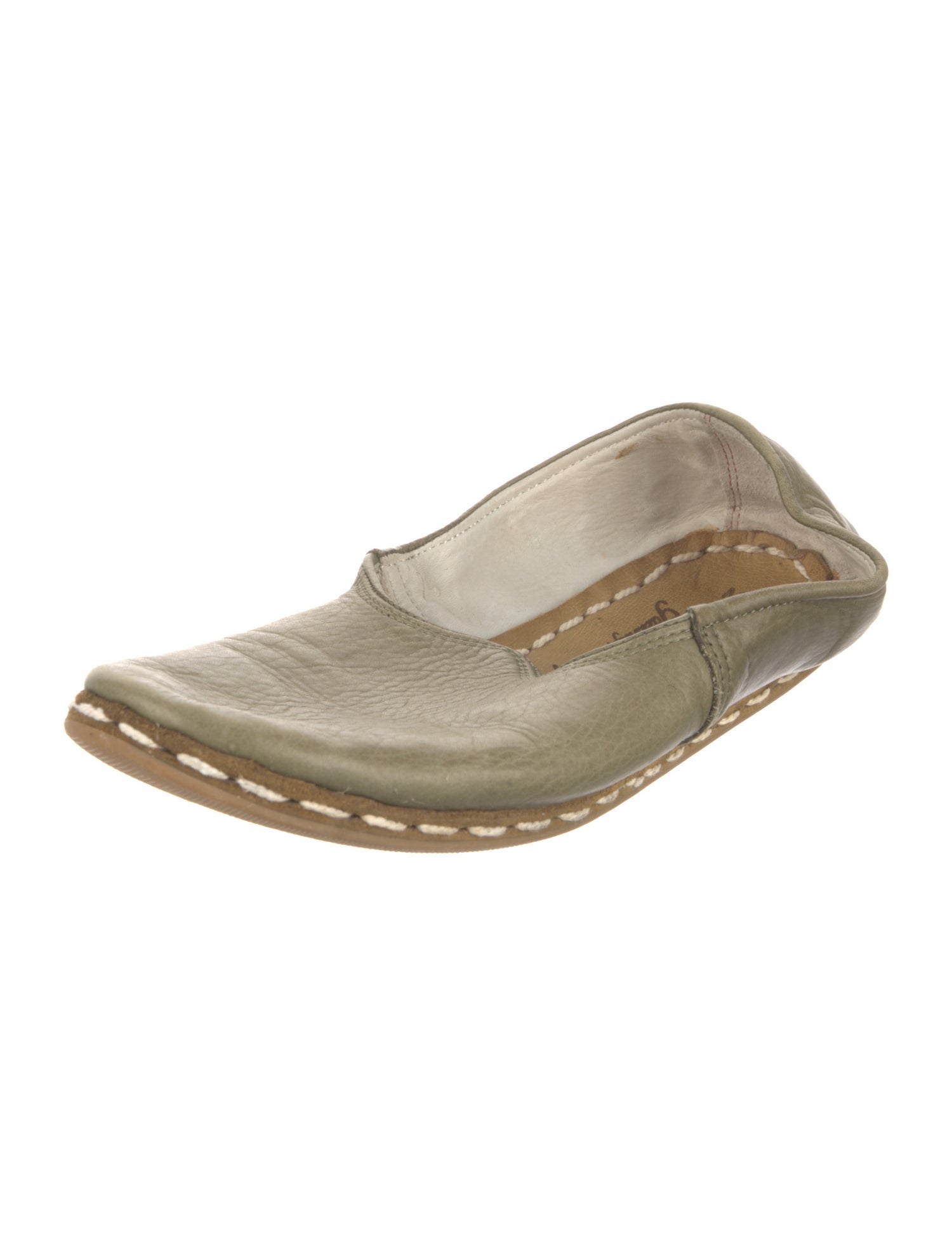 Sabah Leather Ballet Flats