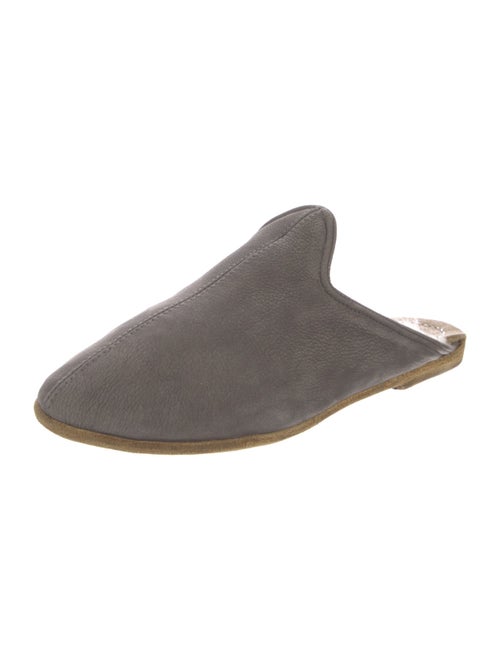 Sabah Suede Fur Trim Mules
