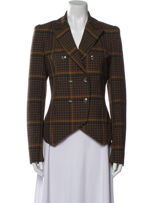 Valentina Shah Plaid Print Blazer