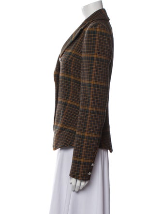 Valentina Shah Plaid Print Blazer