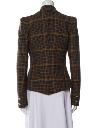 Valentina Shah Plaid Print Blazer