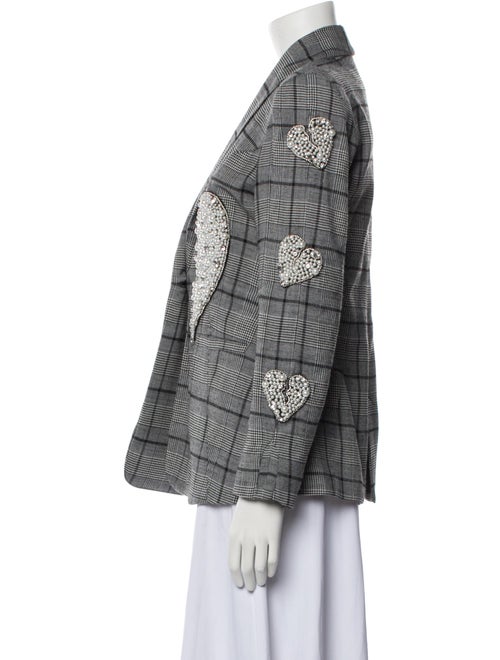 Valentina Shah Plaid Print Blazer