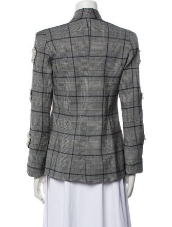 Valentina Shah Plaid Print Blazer
