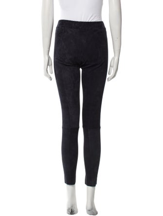 Sharis Place Private Label Leather Skinny Leg Pants