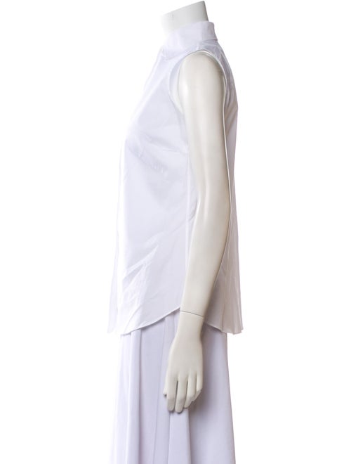 Sharis Place Private Label Sleeveless Button-Up Top