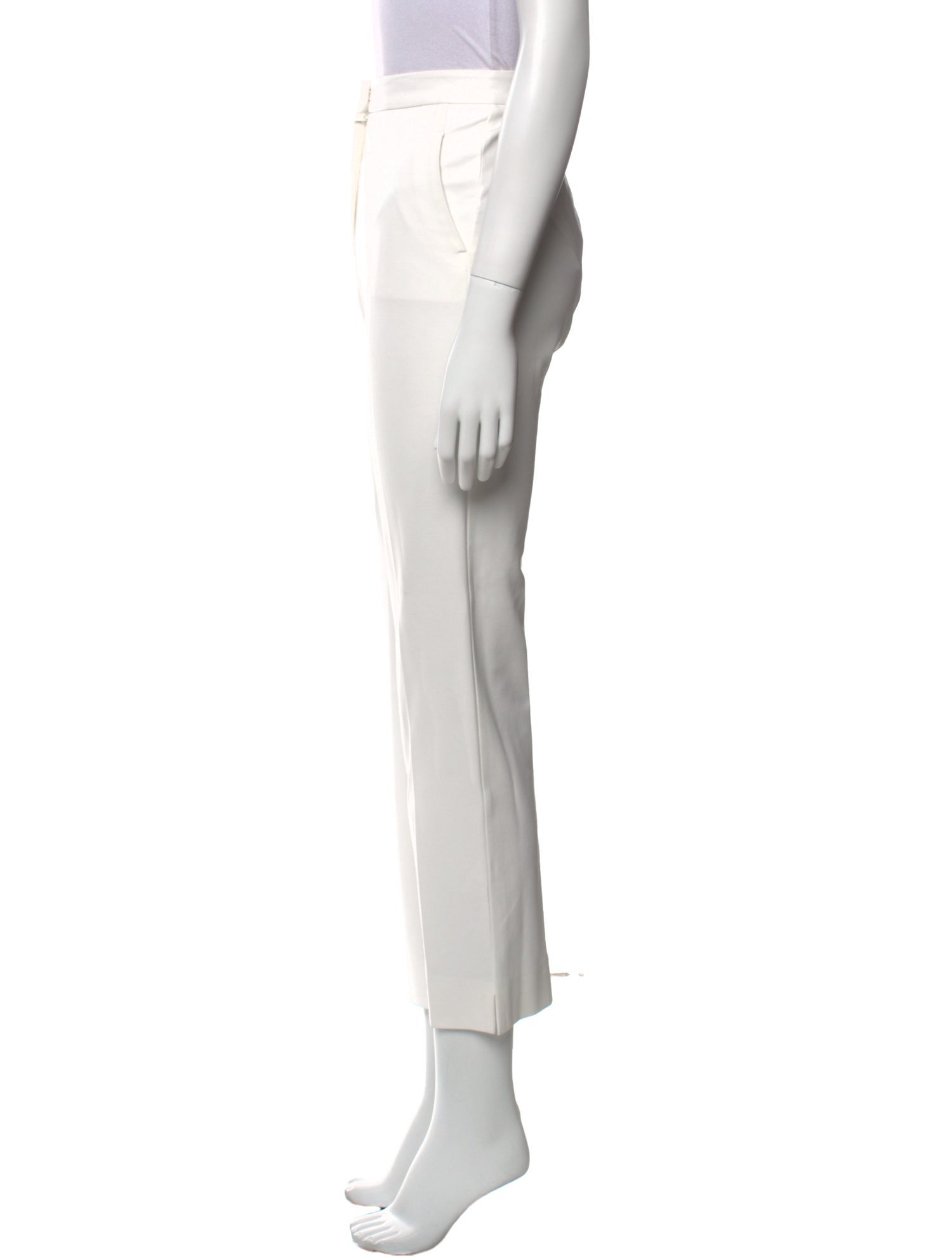 Sharis Place Private Label Solid Straight Leg Pants