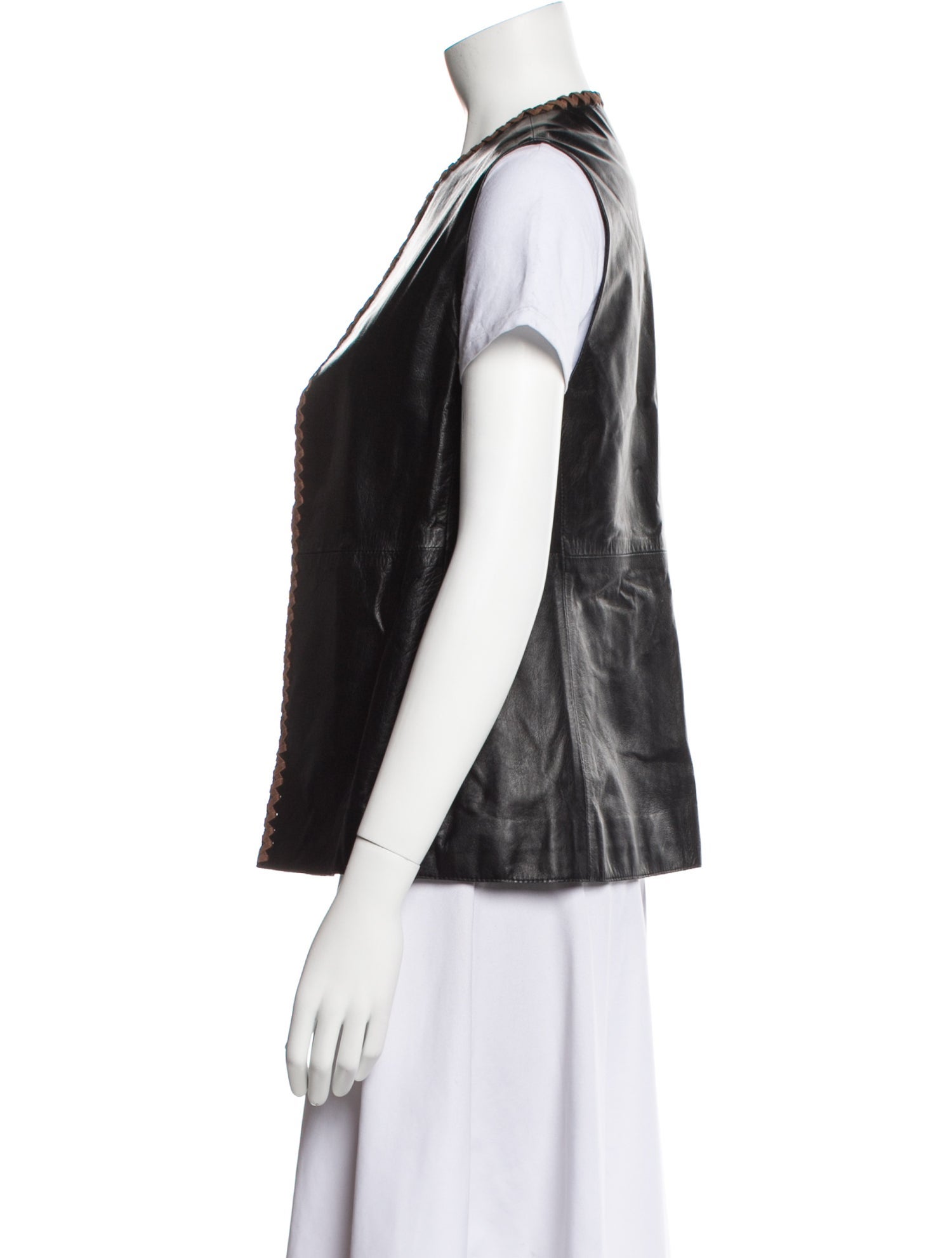 Sharis Place Private Label Leather Vest