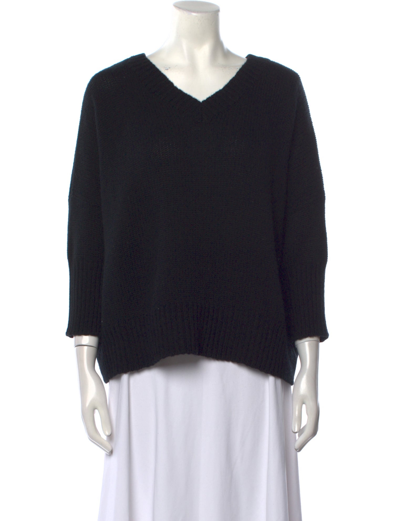 Sharis Place Private Label Cashmere V-Neck Sweater