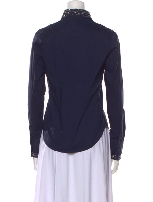 Sharis Place Private Label Long Sleeve Button-Up Top