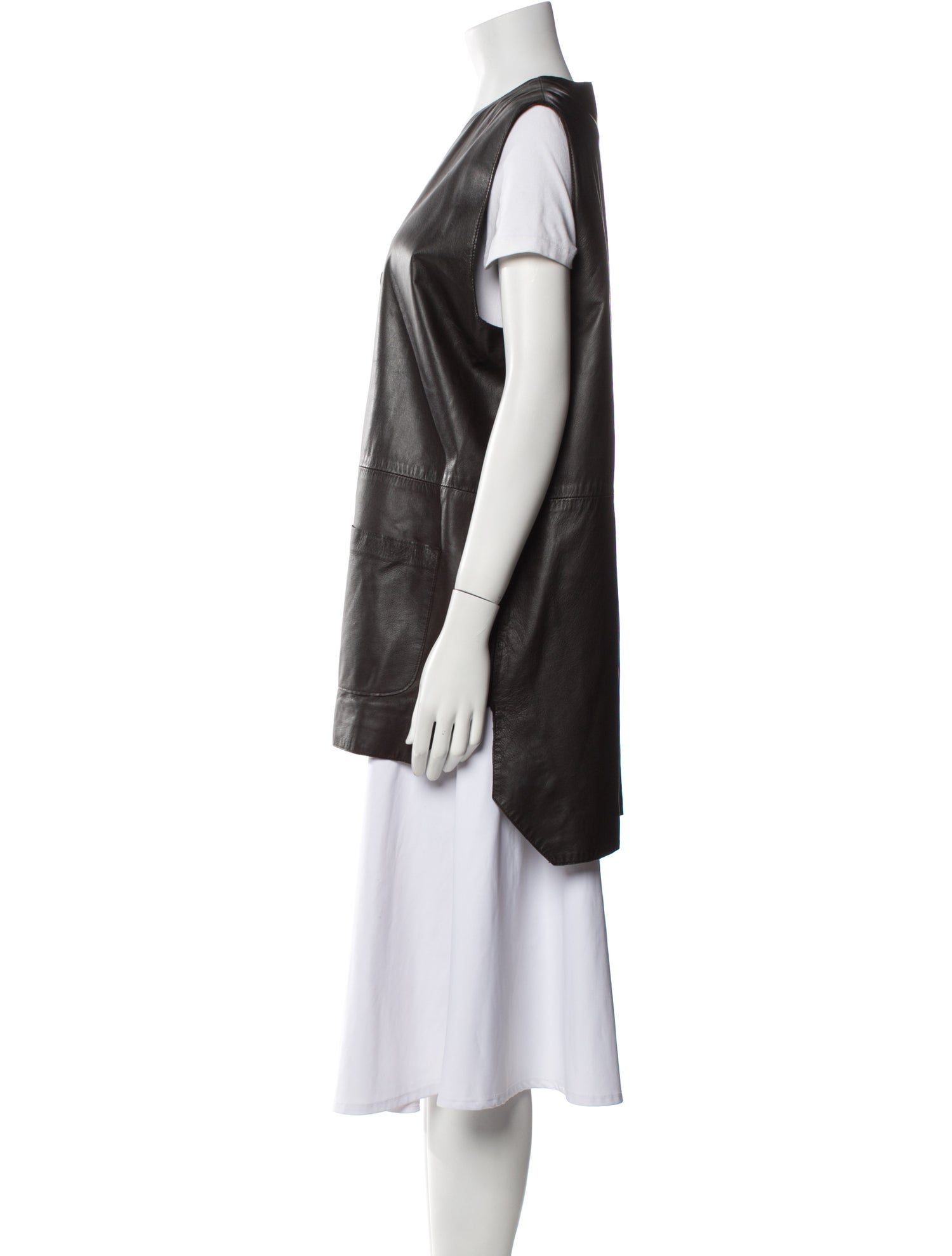 Sharis Place Private Label Leather Vest