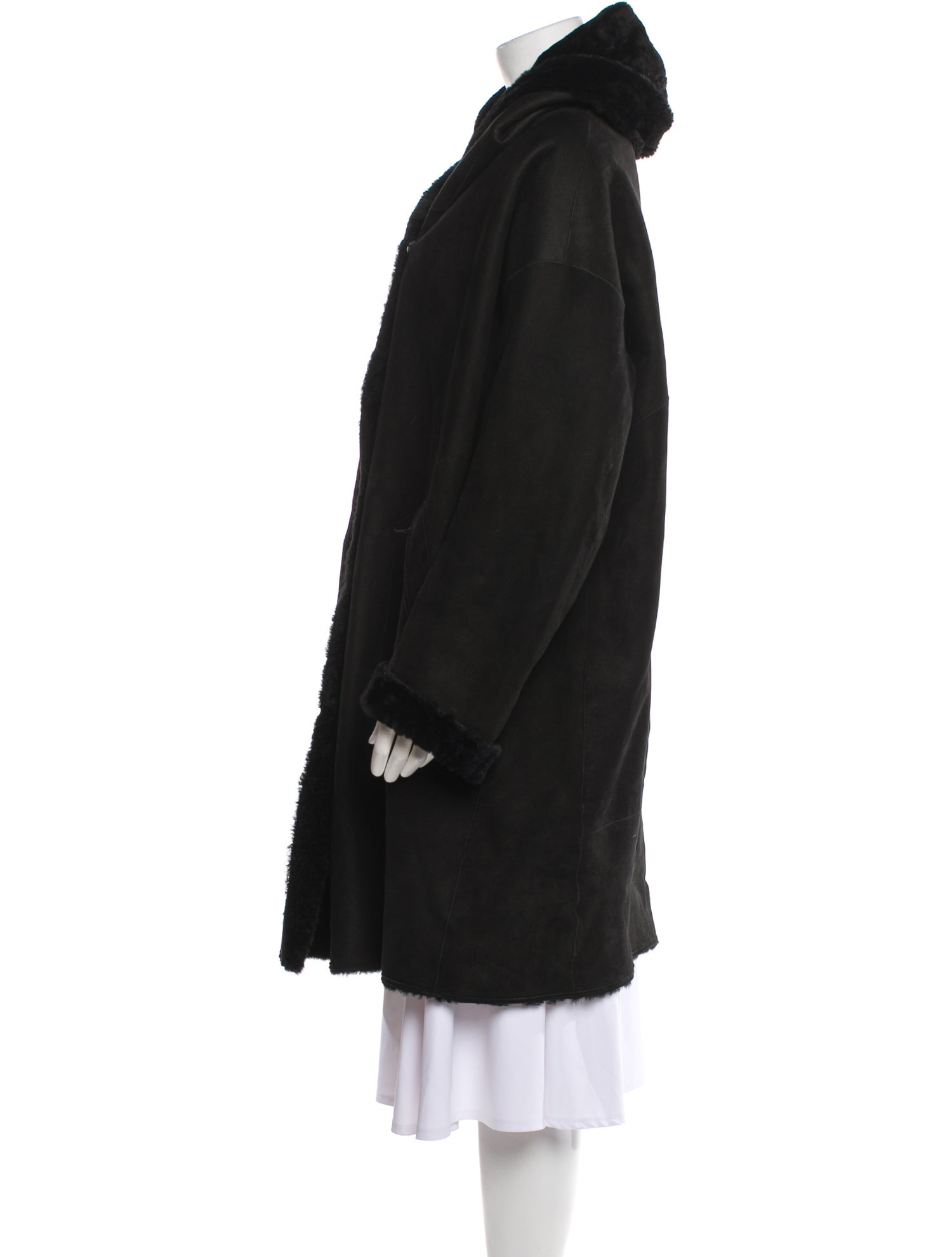 Sharis Place Private Label Shearling Fur Coat