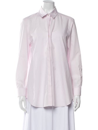 Sharis Place Private Label Long Sleeve Button-Up Top