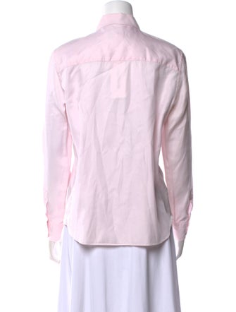 Sharis Place Private Label Long Sleeve Button-Up Top