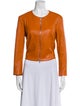 Sharis Place Private Label Leather Evening Jacket