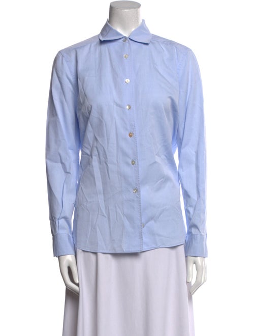 Sharis Place Private Label Long Sleeve Button-Up Top