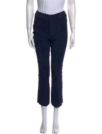 Sharis Place Private Label Suede Straight Leg Pants