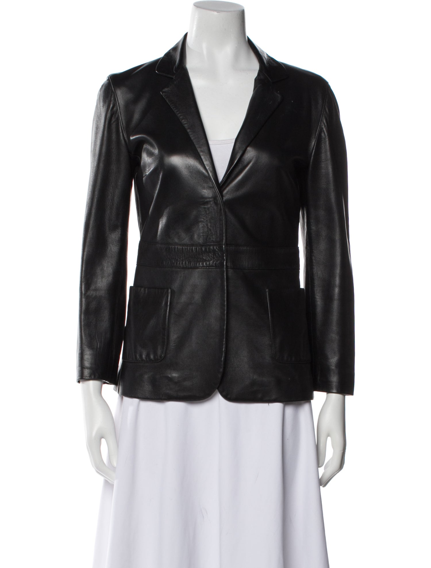 Sharis Place Private Label Leather Blazer