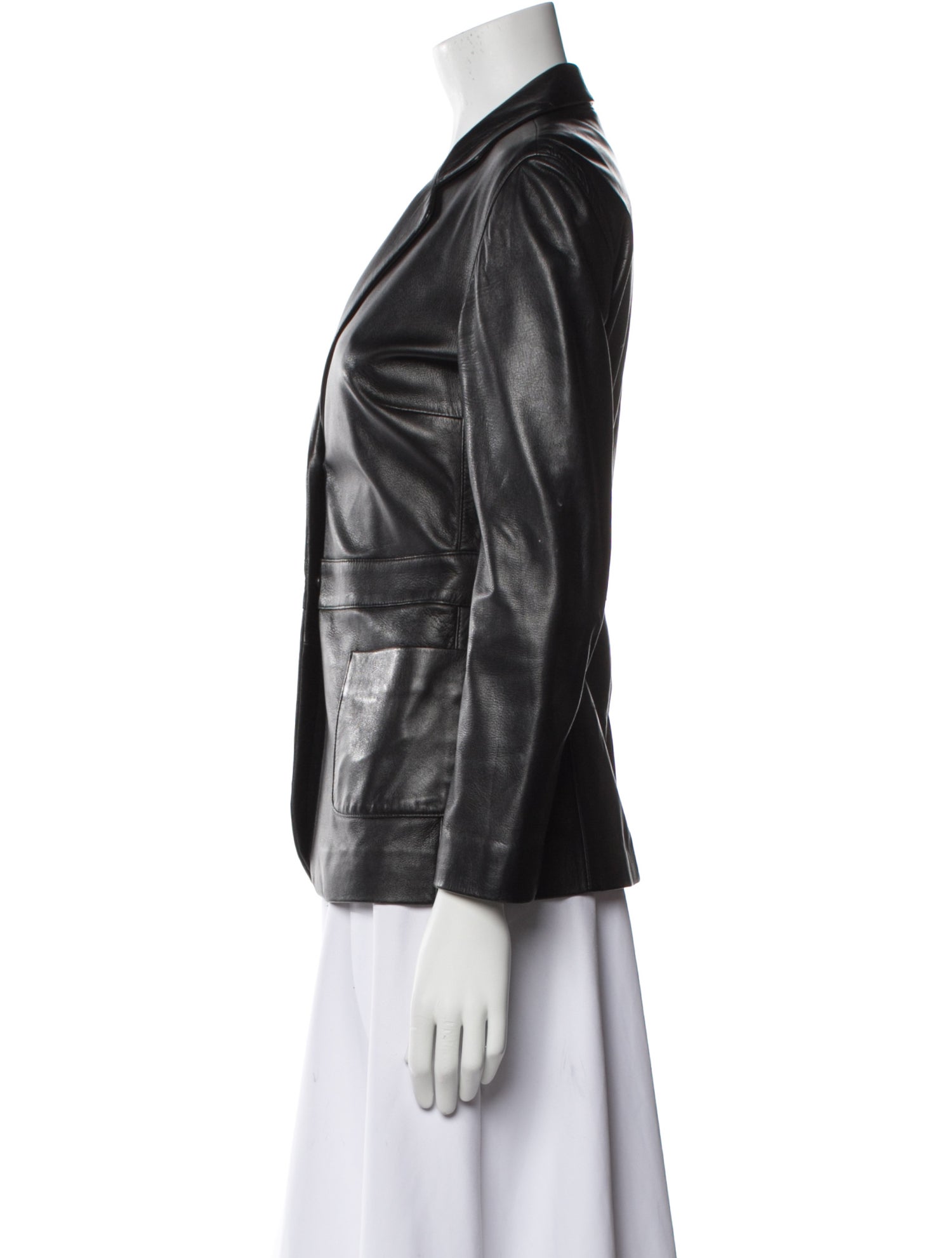 Sharis Place Private Label Leather Blazer