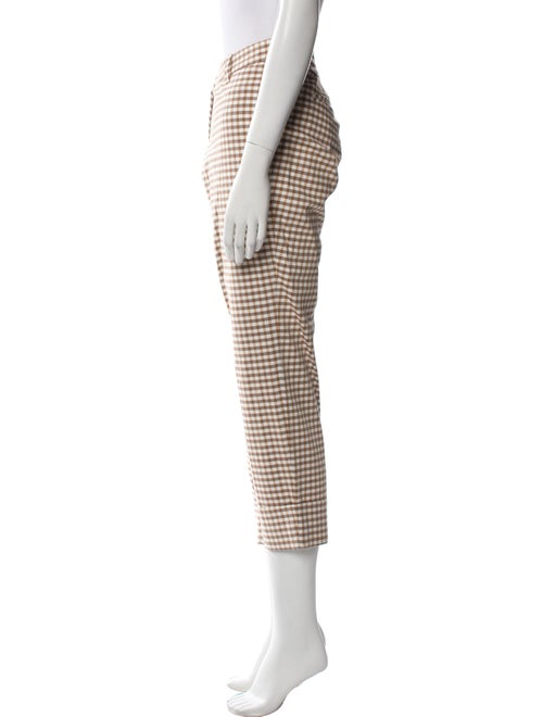 Sharis Place Private Label Plaid Print Straight Leg Pants