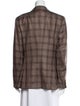 Sharis Place Private Label Wool Plaid Print Blazer
