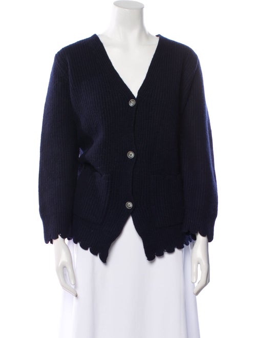 Sharis Place Private Label Wool V-Neck Sweater