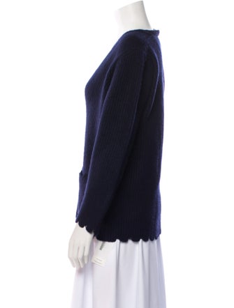 Sharis Place Private Label Wool V-Neck Sweater