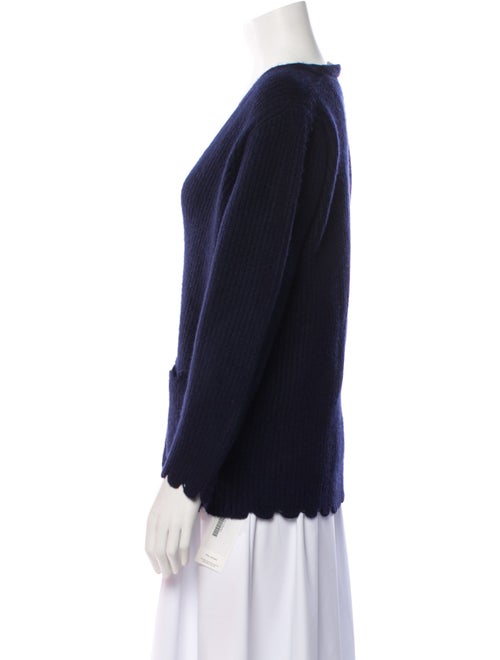 Sharis Place Private Label Wool V-Neck Sweater