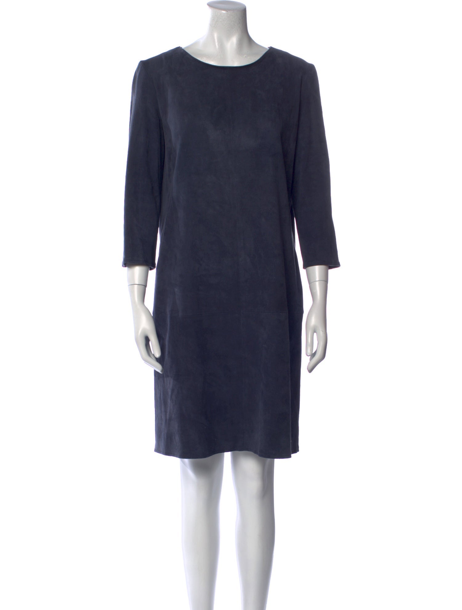 Sharis Place Private Label Scoop Neck Knee-Length Dress