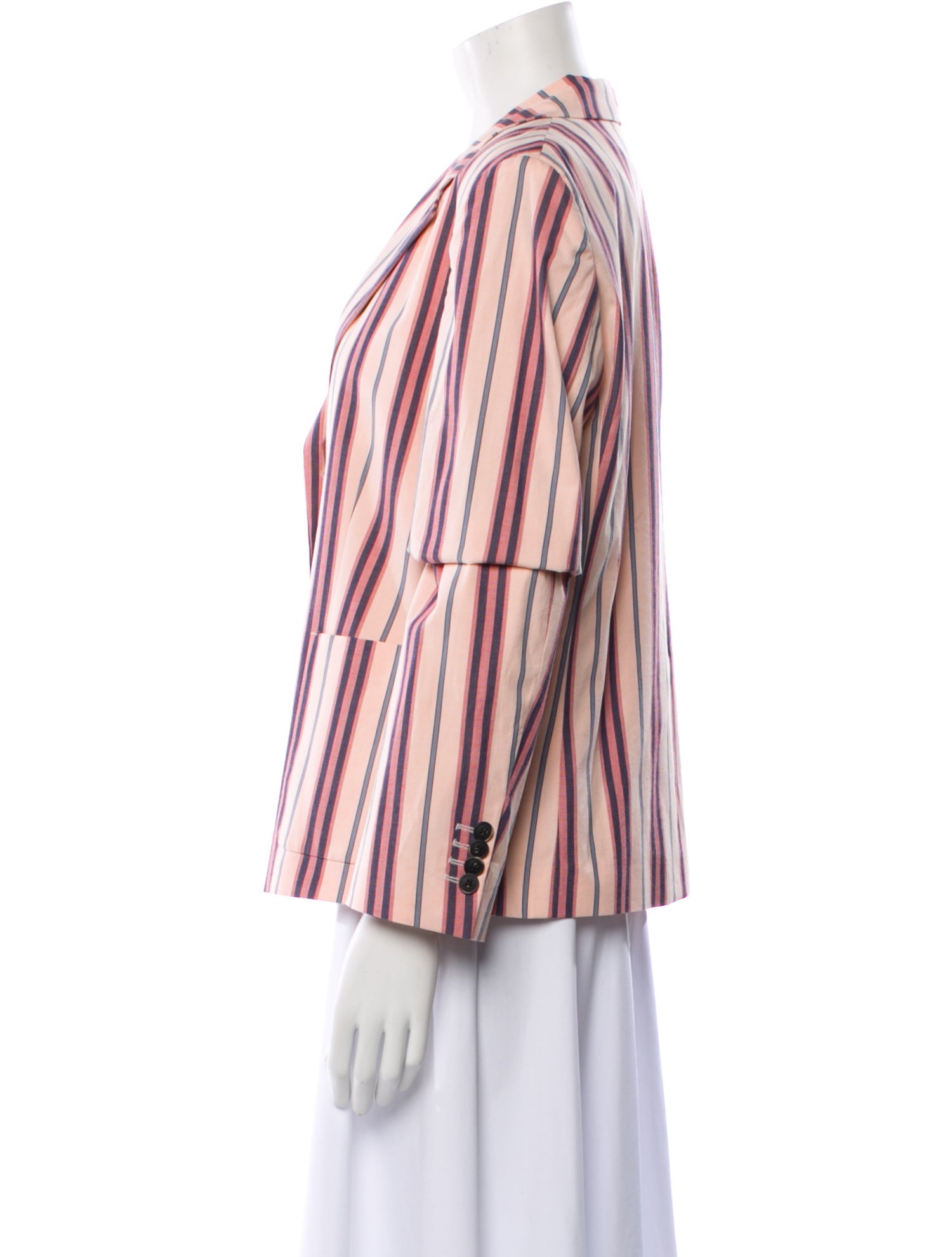Sharis Place Private Label Striped Blazer