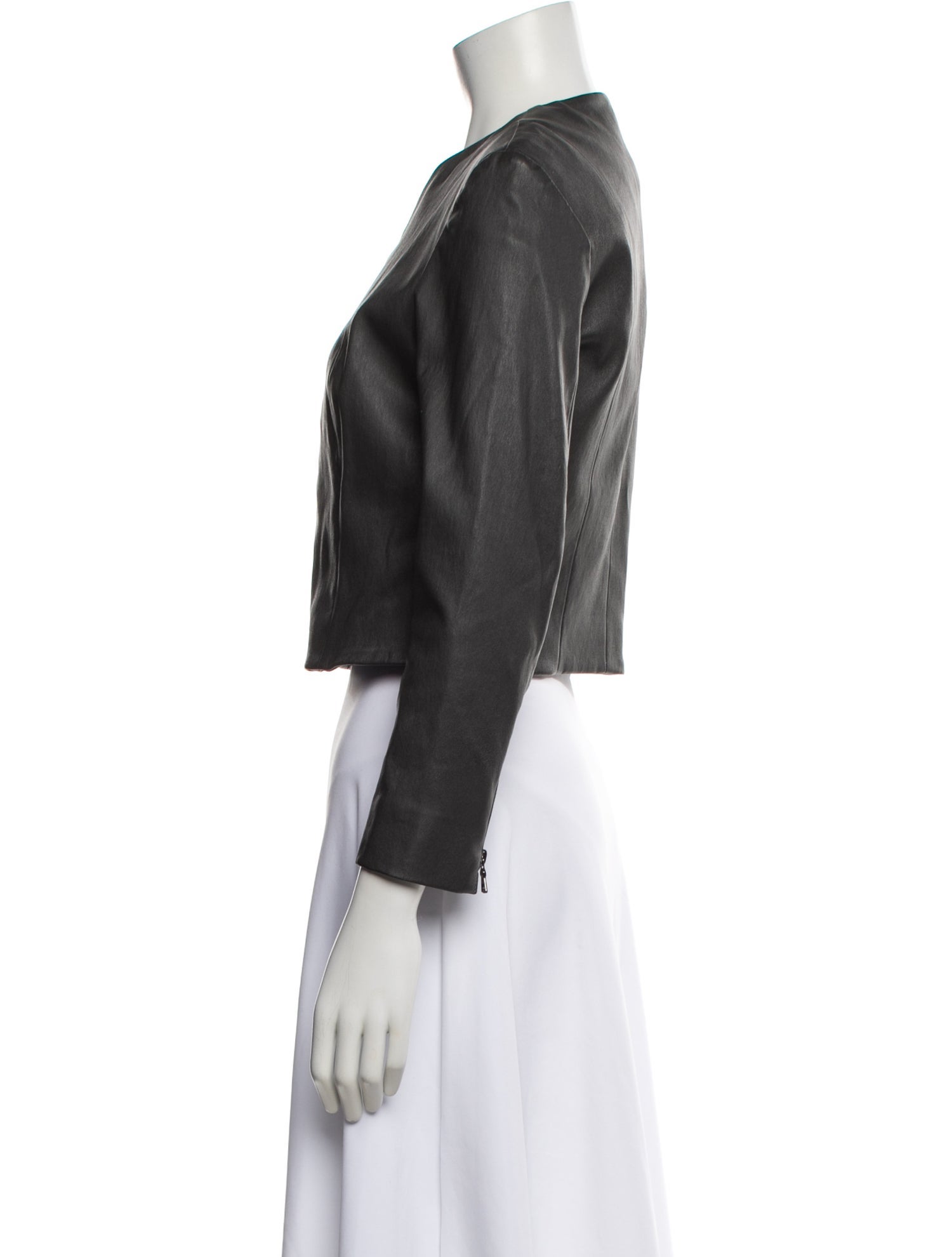 Sharis Place Private Label Leather Biker Jacket