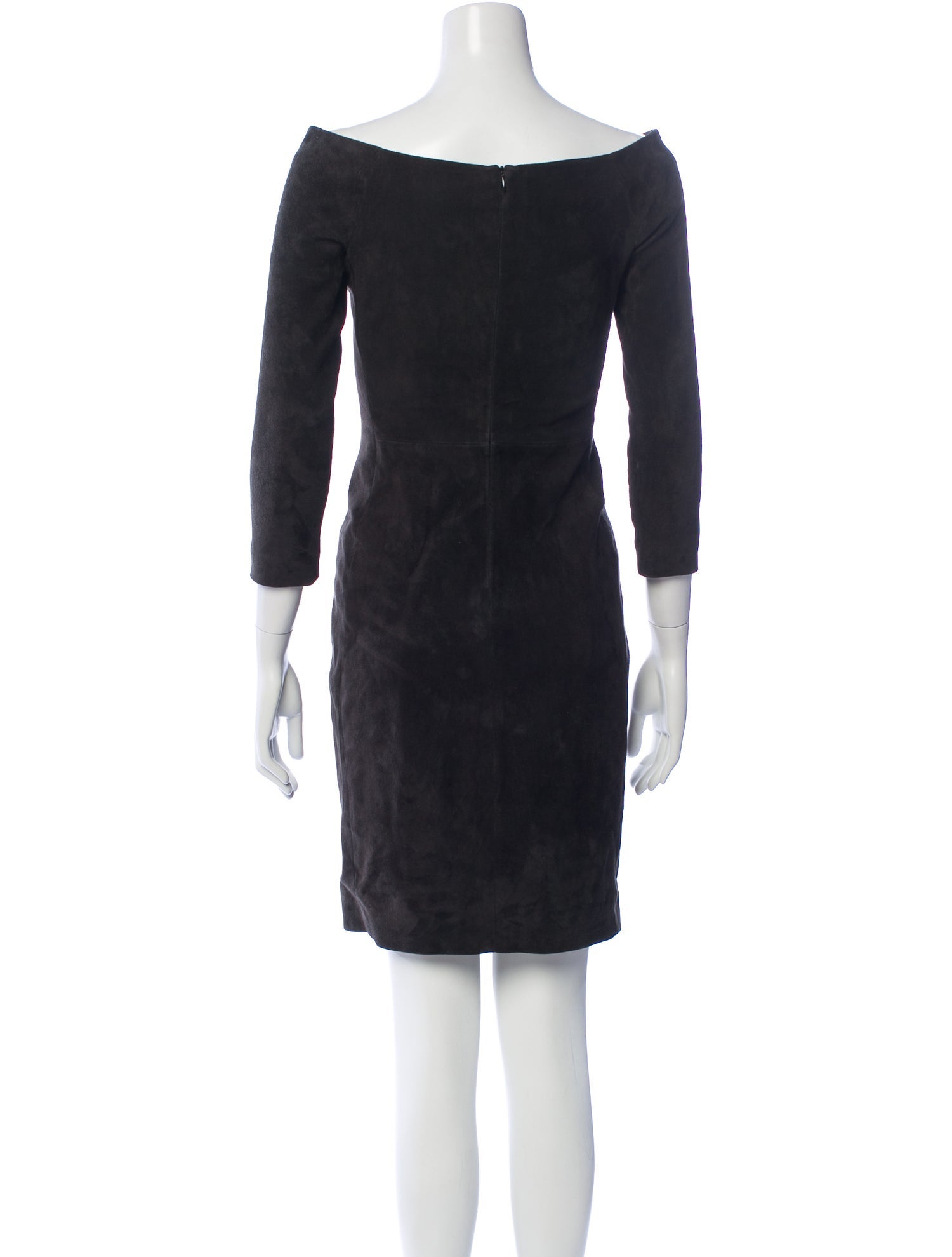 Sharis Place Private Label Bateau Neckline Mini Dress