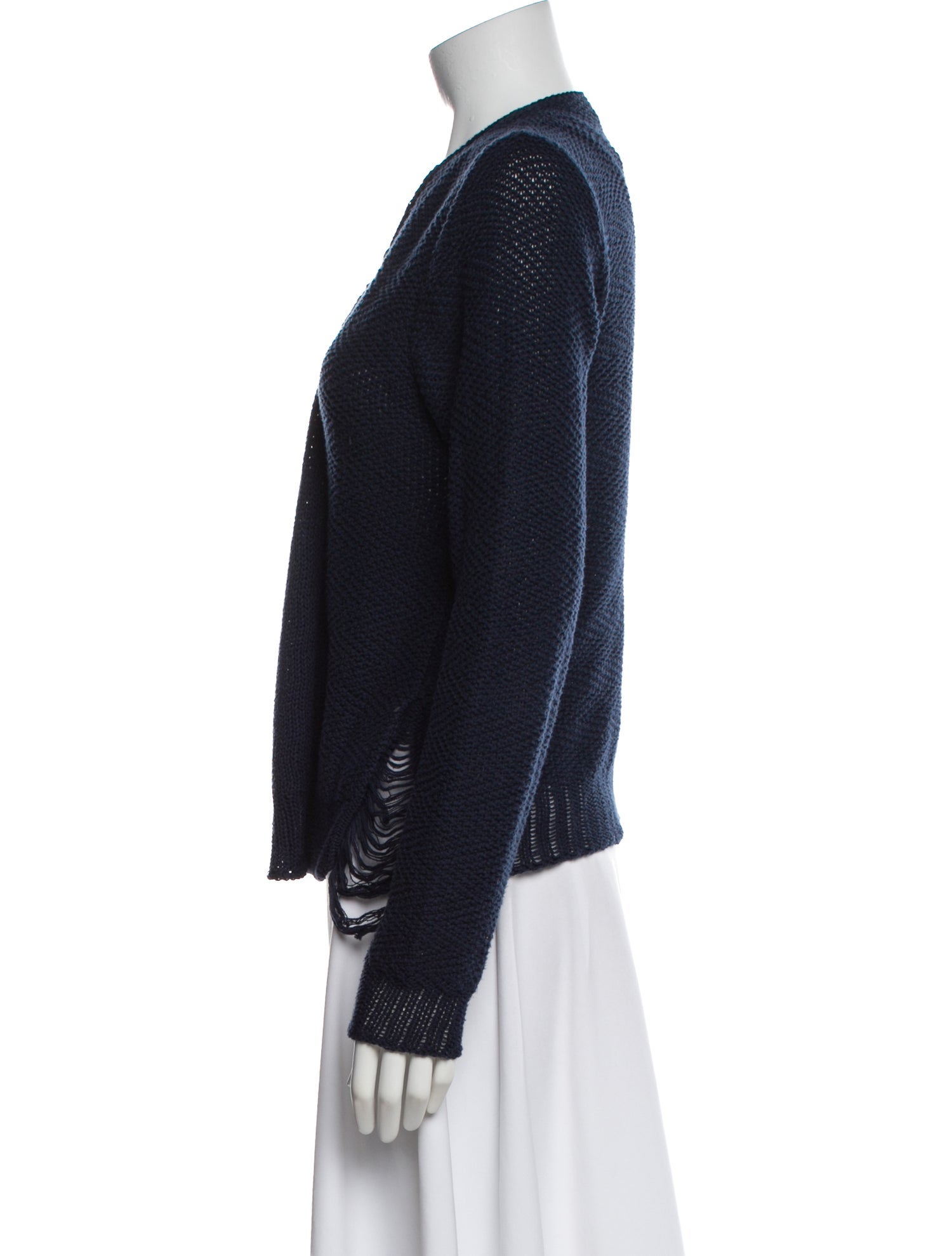 Sharis Place Private Label Open Front Sweater