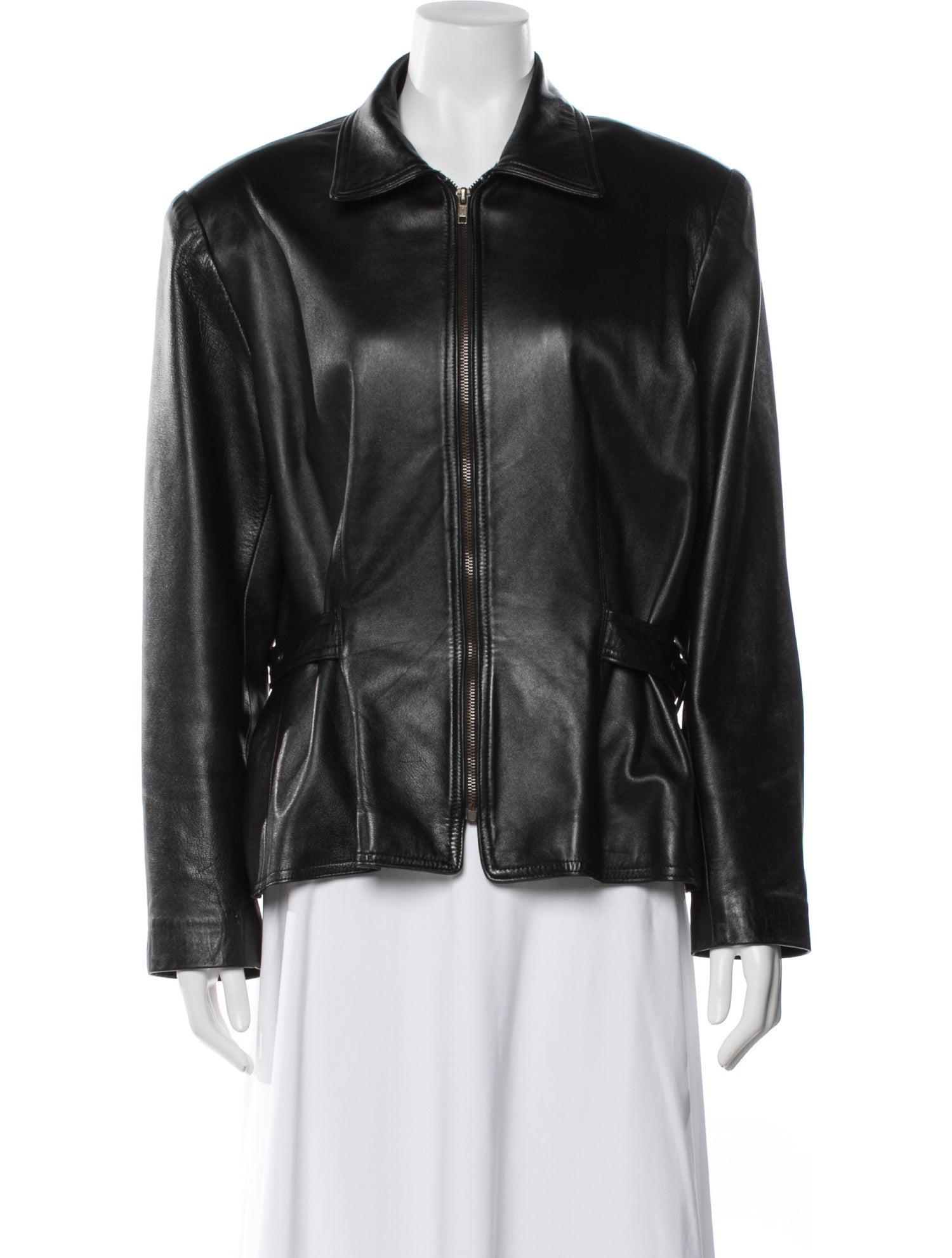 Sharis Place Private Label Leather Biker Jacket