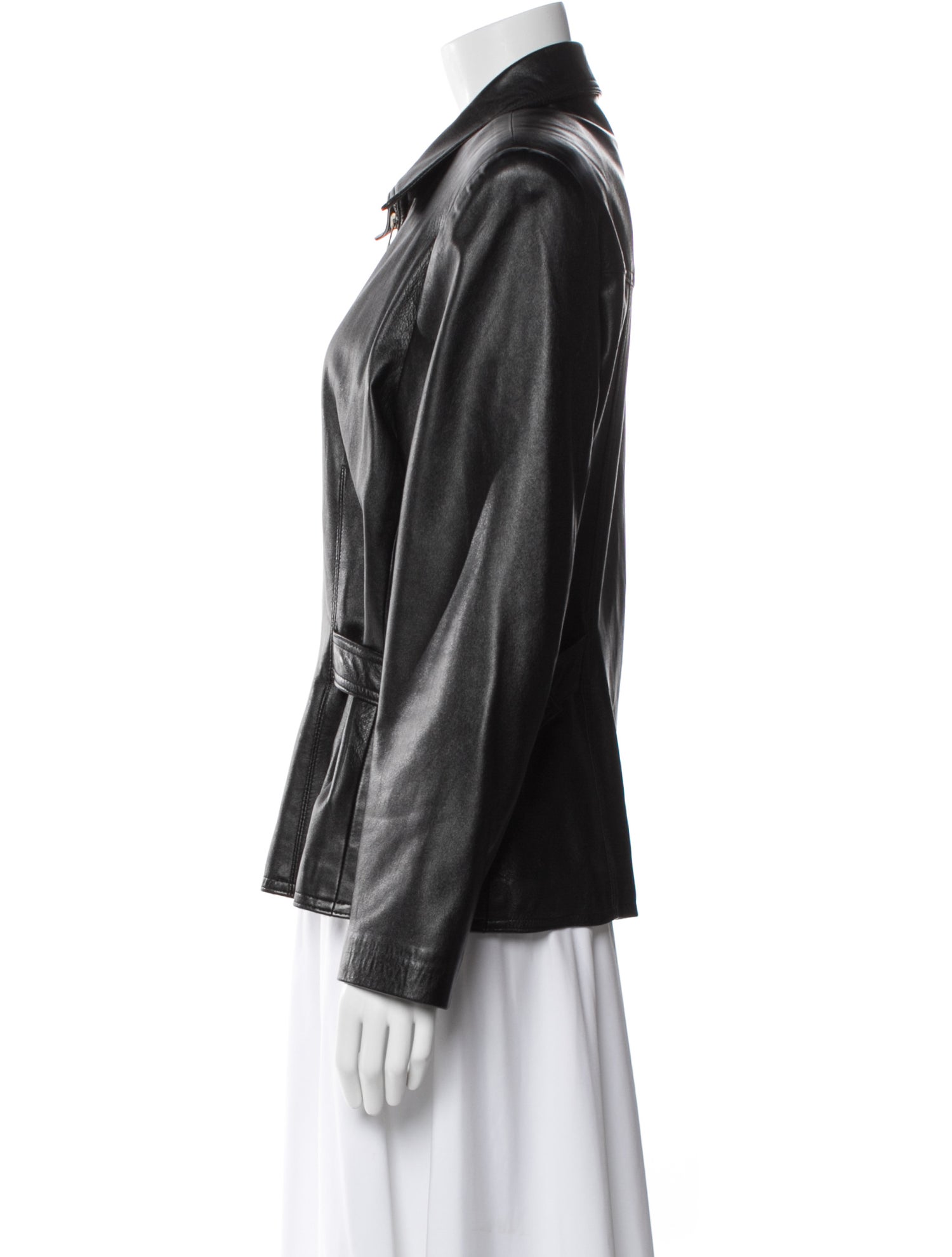 Sharis Place Private Label Leather Biker Jacket