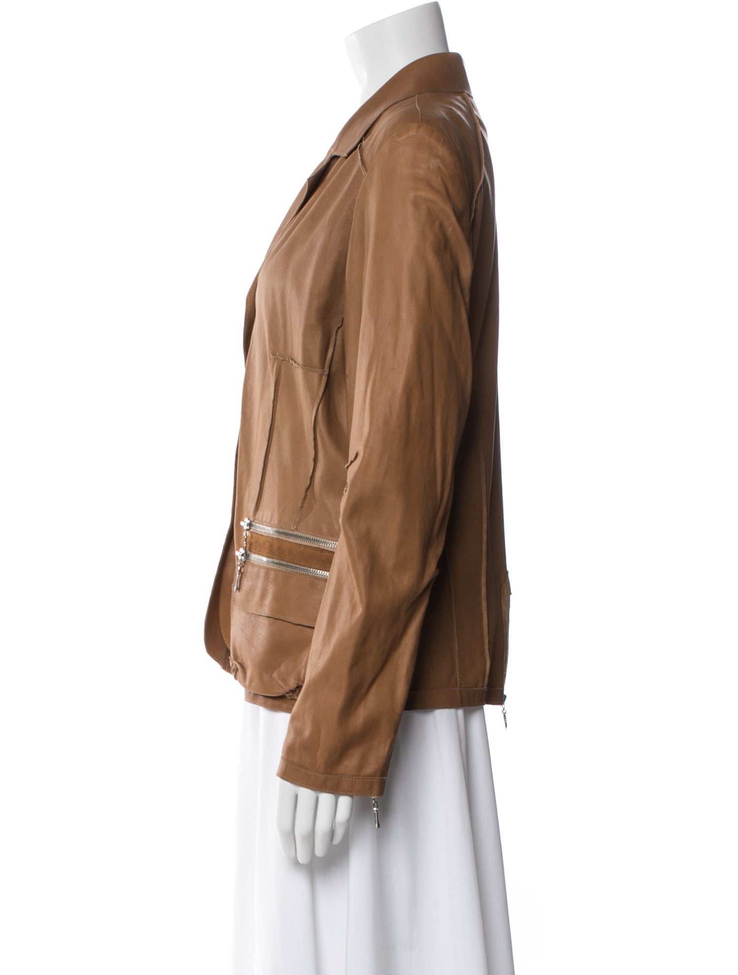 Sharis Place Private Label Leather Blazer