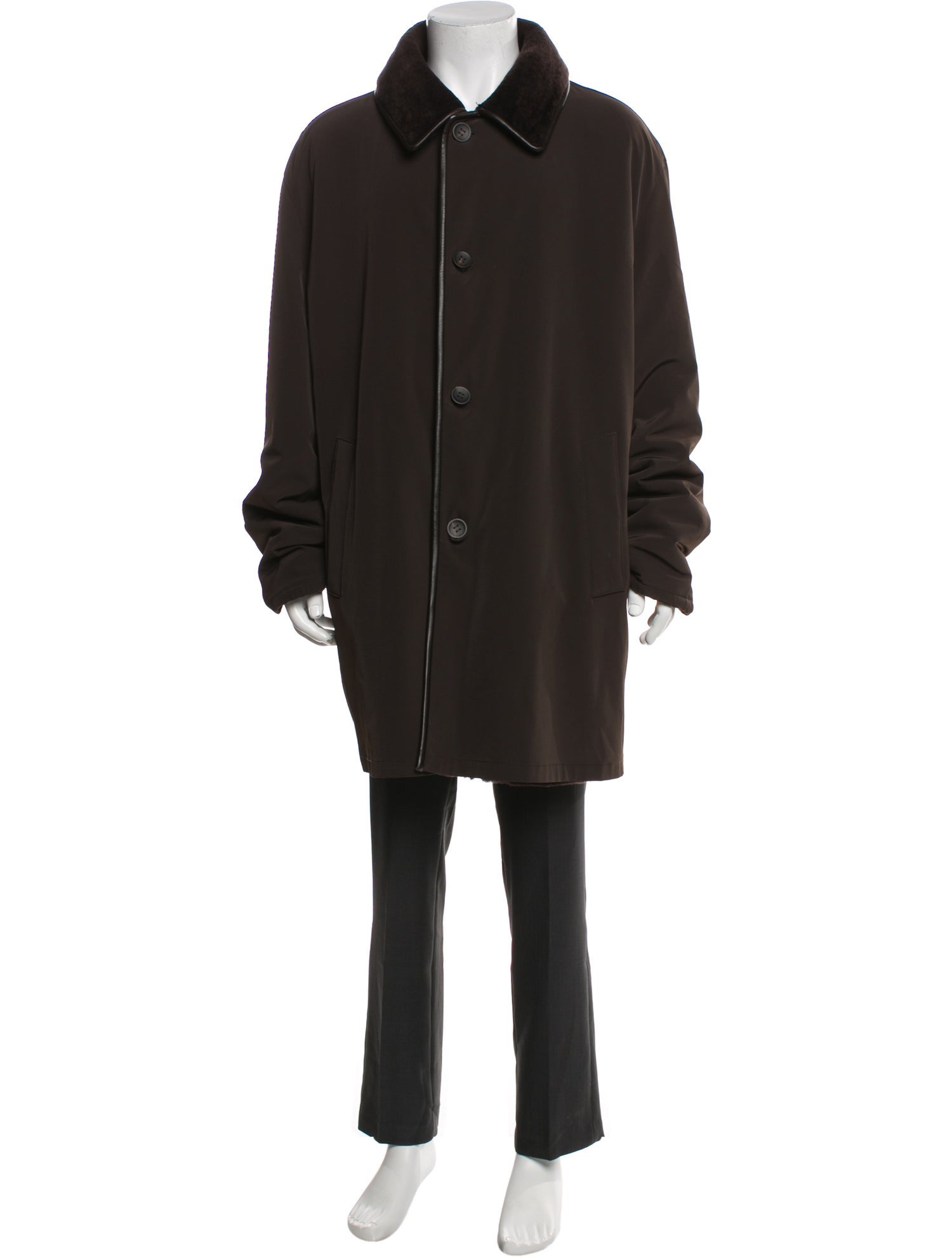 Shearling & Company Vintage Leather Overcoat