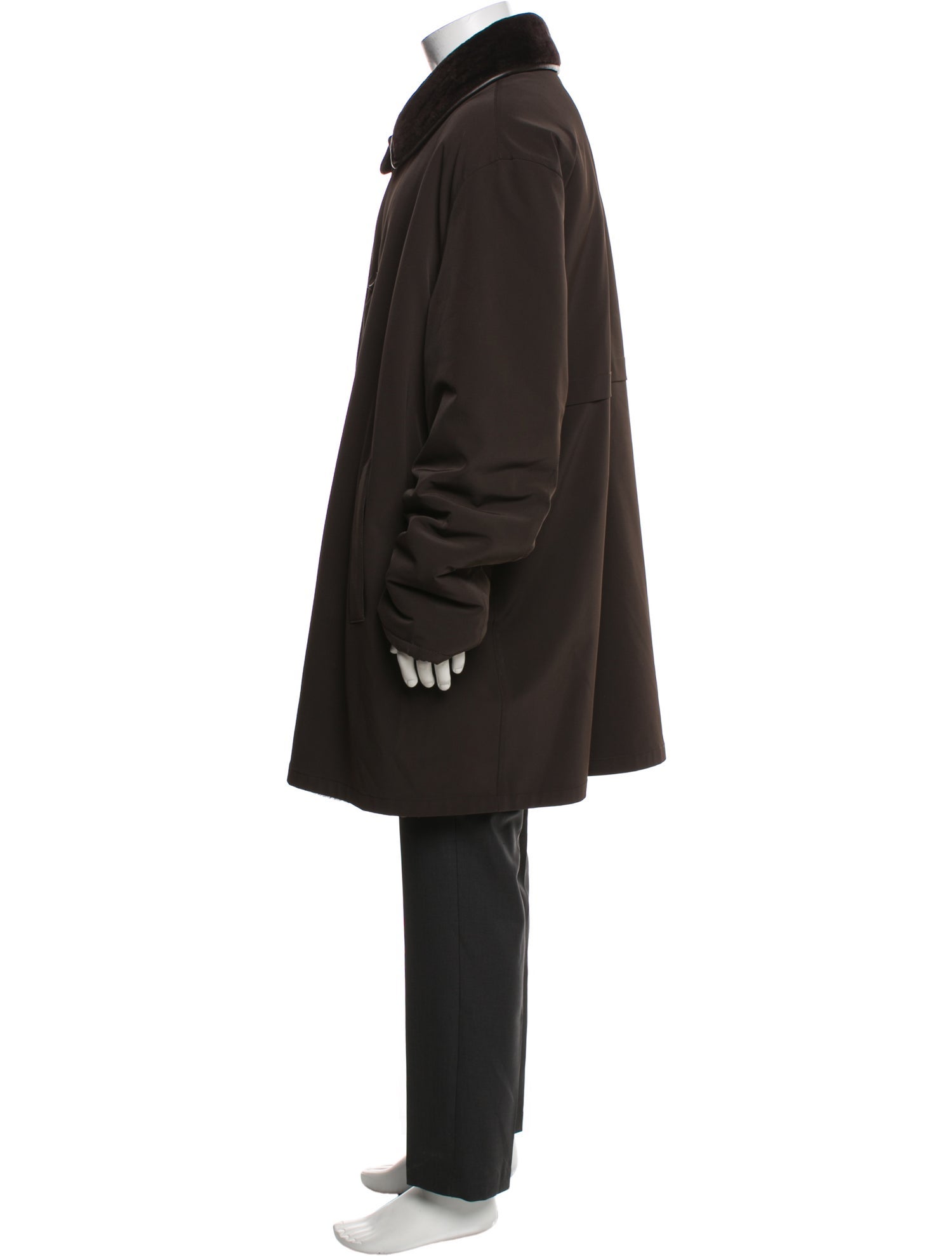 Shearling & Company Vintage Leather Overcoat