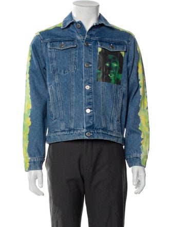 Sky High Farm Graphic Print Denim Jacket