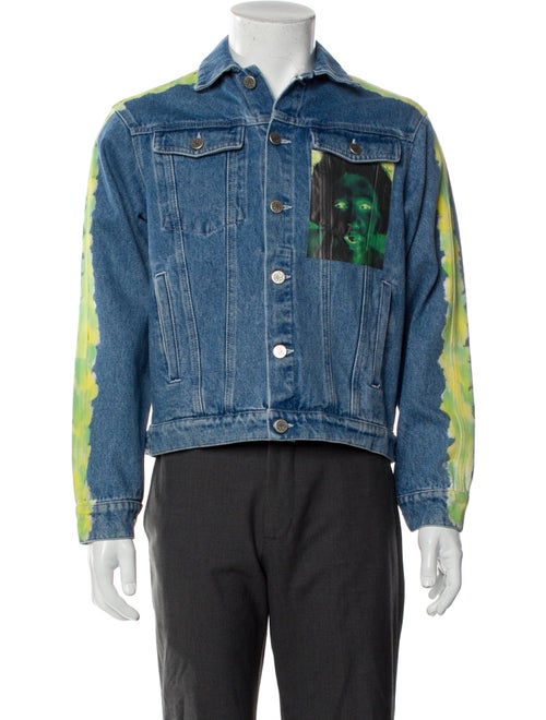 Sky High Farm Graphic Print Denim Jacket