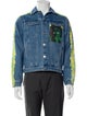 Sky High Farm Graphic Print Denim Jacket