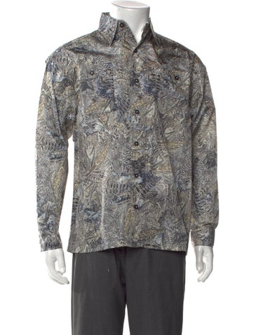 Sky High Farm Casual Shirts Paisley Print Long Sleeve Shirt XL