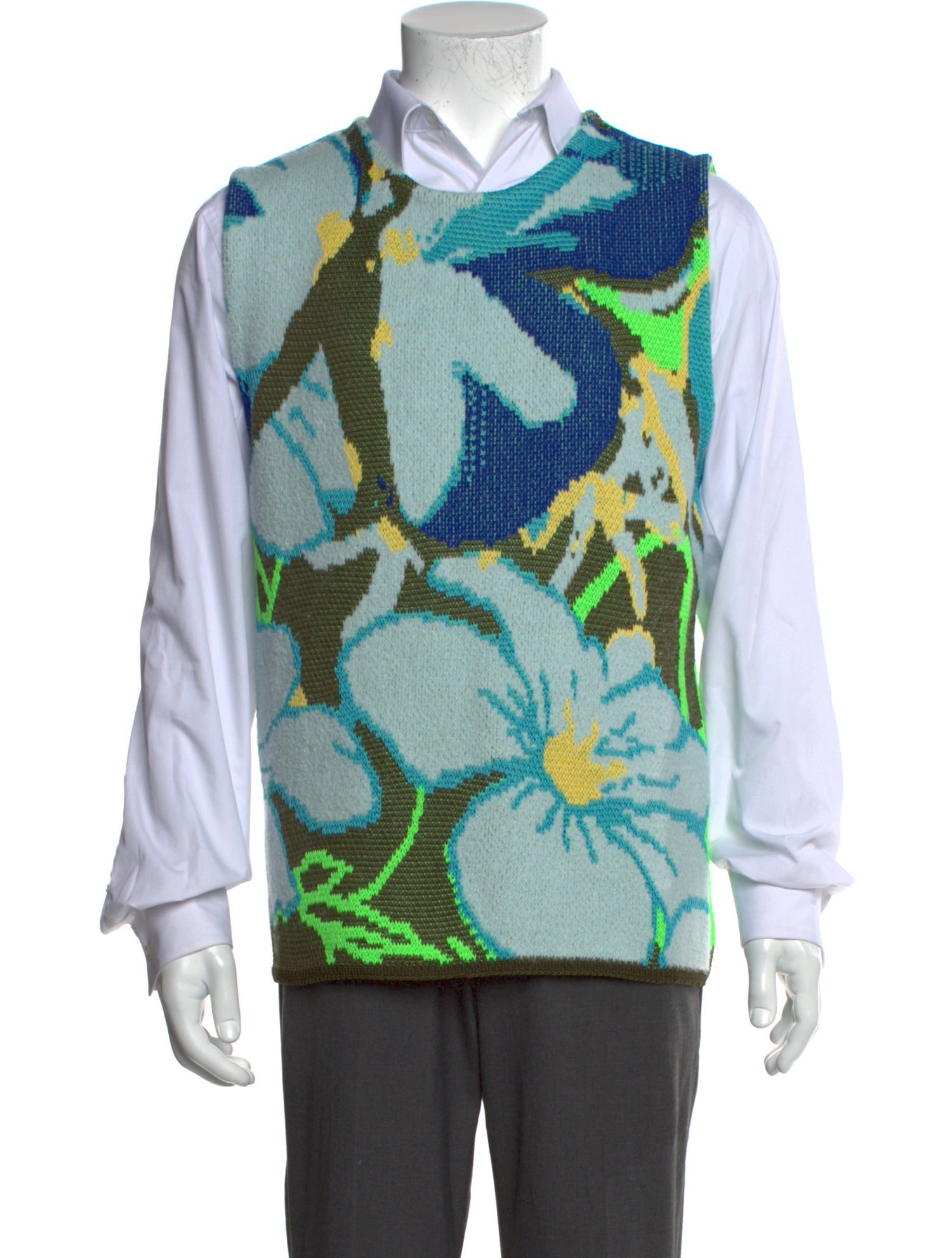 Sky High Farm Camo Printed Sweater Vest w/ Tags